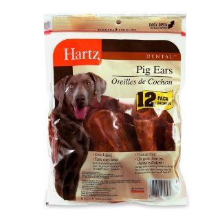 Hartz Smoked Pig Ears, 12 Pack