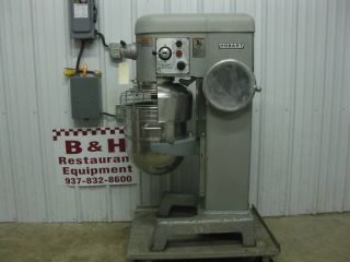 Hobart D 340 Bakery Dough Mixer D 340 w Stainless Bowl Guard Paddle 30