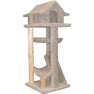 46 Large Pagodas Cat Tree Color Brown