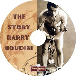 Story of The Harry Houdini Vintage Books Magic Phorographs and Movies