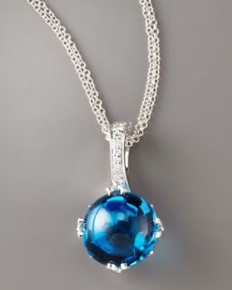 Frederic Sage Jelly Bean Topaz & Diamond Pendant Necklace   Neiman
