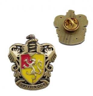 New! Harry Potter Hogwarts House Metal Pin Badge Set of 5pcs