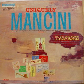 Henry Mancini Uniquely LP VG LPM 2692 1S 1S Vinyl 1963 Record