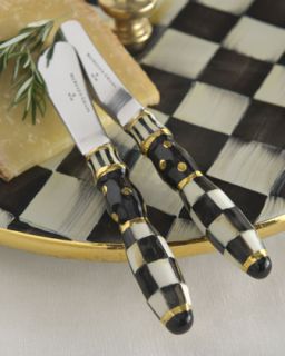  knives $ 58 00 mackenzie childs courtly check canape knives $ 58 00