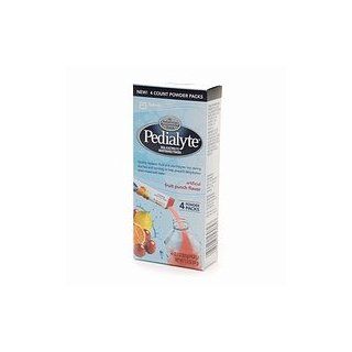 Pedialyte Fruit Punch Flavor 4 Powder Packs Health