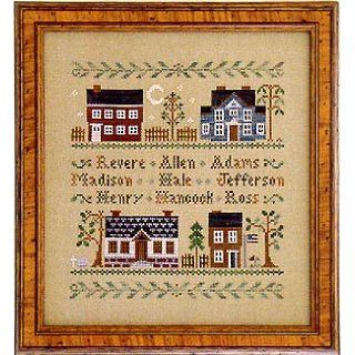 Colonial Homes   Cross Stitch Pattern Arts, Crafts