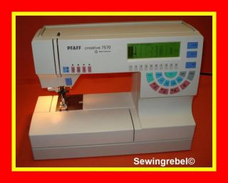 Pfaff 7570 Sewing Quilting Craft Embroidery Machine