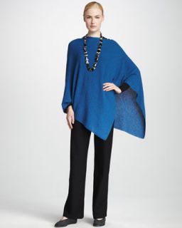Eileen Fisher Stand Collar Coat, Sleeveless Tunic, Shibori Horizon