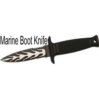 HK 434 85 RB. 8.5 Marine Style Combat Knife W Nylon Case