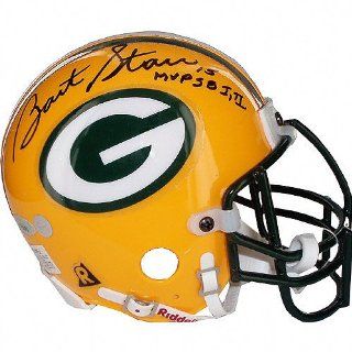 Bart Starr Green Bay Packers Autographed Mini Helmet with
