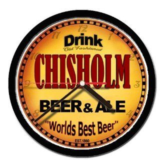 CHISHOLM beer and ale cerveza wall clock: Everything Else