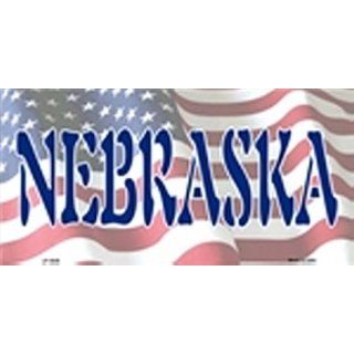 American Flag (Nebraska) License Plate Plates Tags Tag