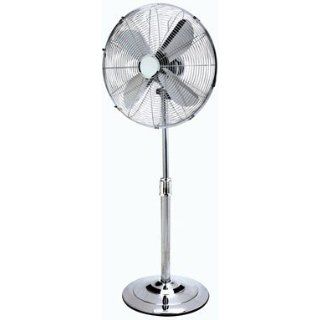 Living Accents Retro Metal Pedestal Fan 16 3 Speed: Home