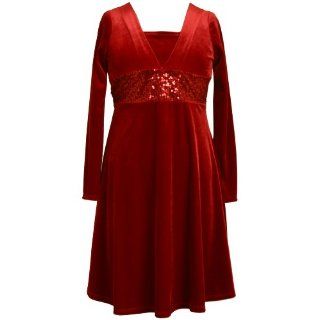  WAISTLINE VELVET Special Occasion Holiday Party Dress   20.5: Clothing