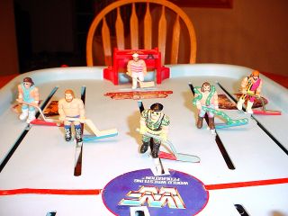RARE WWF Superstars Table Hockey Game Hogan Macho Man