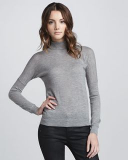 THE ROW Sleeveless Cashmere Turtleneck Sweater   