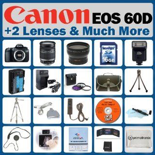  EOS 60D 18MP APS C CMOS Sensor Digital SLR Camera with Canon EF S 18