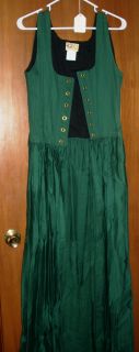 SALE Hunter Green Reversible Irish Dress   Size 33 35 waist