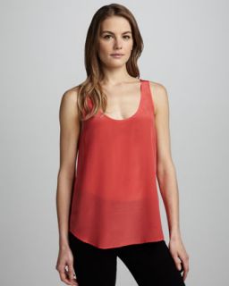  available in pink $ 68 00 french connection relaxed silk tank pink