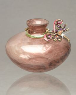 Jay Strongwater Aime Dragonfly Mini Vase   