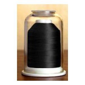 Hemingworth Embroidery Bobbin Thread BLACK 75 wt 1500 m spool