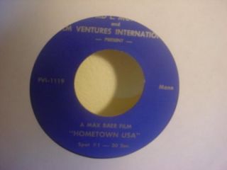 HOMETOWN USA Teen Hot Rod Blue Suede Shoes ROCK MOVIE RADIO SPOT
