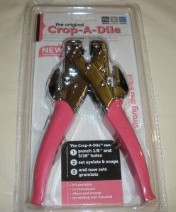 new we r memory keepers crop a dile hole punch