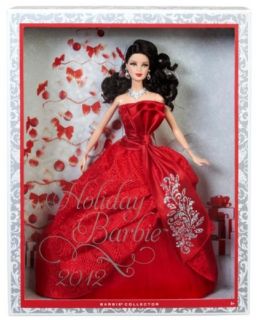 HOLIDAY BARBIE DOLL 2012 New Barbie Collector Holiday Barbies Dolls