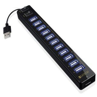 Satechi 12 Port USB Hub with Power Adapter & 2 Control