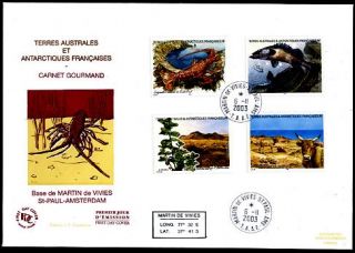 French Antarctic Sc.# 329 Voyage Booklet FDC (3)
