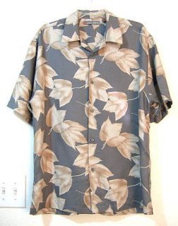John Henry Rayon Hawaiian Shirt Mens M