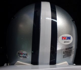 Herschel Walker Autographed Signed Cowboys Mini Helmet PSA DNA