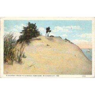 1920s Vintage Postcard   A Sheridan Beach Picturesque Sand