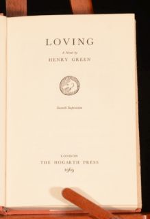 1969 Loving Henry Green Seventh Impression in Dustwrapper Scarce