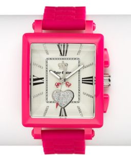 Juicy Couture Socialite Watch, Hot Pink   