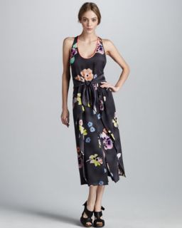 Rebecca Taylor Wild Rose Silk Dress   Neiman Marcus