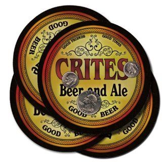 Crites Beer and Ale Coaster Set: Kitchen & Dining