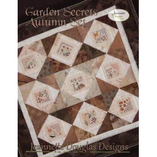 Garden Secrets Autumn   Cross Stitch Pattern Arts, Crafts