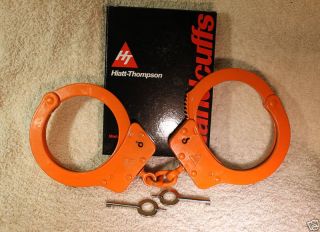 Hiatt Thompson Orange Oversized Handcuffs
