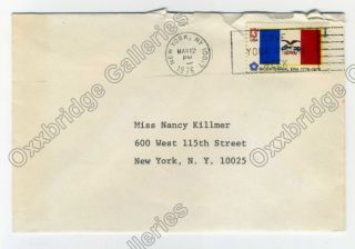 Katharine Hepburn Hand Signed Letter Envelope 1976 Original Autograph