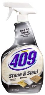 Formula 409 Stone and Steel Cleaner Spray, 32 Fluid Ounce