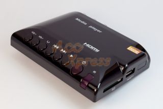 1080p HD HDMI Media Player RMVB MKV MP4 SD SDHC USB JPEG w Remote