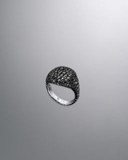 David Yurman The David Yurman® Signature Pinky Ring, Black Diamonds