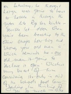 Hayley Mills Vintage Original Signed 7 PG Handwritten Letter ALS