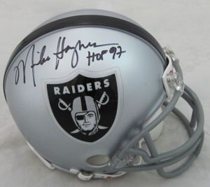 Mike Haynes Autographed Signed Oakland Raiders Mini Helmet w HOF 97