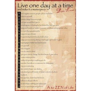 Dalai Lama A To Zen Buddhism Quotes Poster 24 x 36 inches