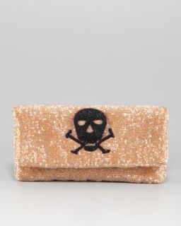  clutch bag taupe available in taupe blk $ 145 00 moyna skull beaded