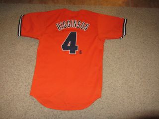 Vintage Bobby Higginson Detroit Tigers MLB Baseball Majestic Jersey M