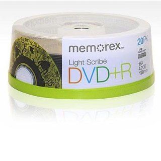 Memorex Lightscribe 16x Dvd+R Media 4.7gb 120mm Standard