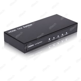  is a one input,four outputs HDMI Amplifier Splitter, it is a HDMI